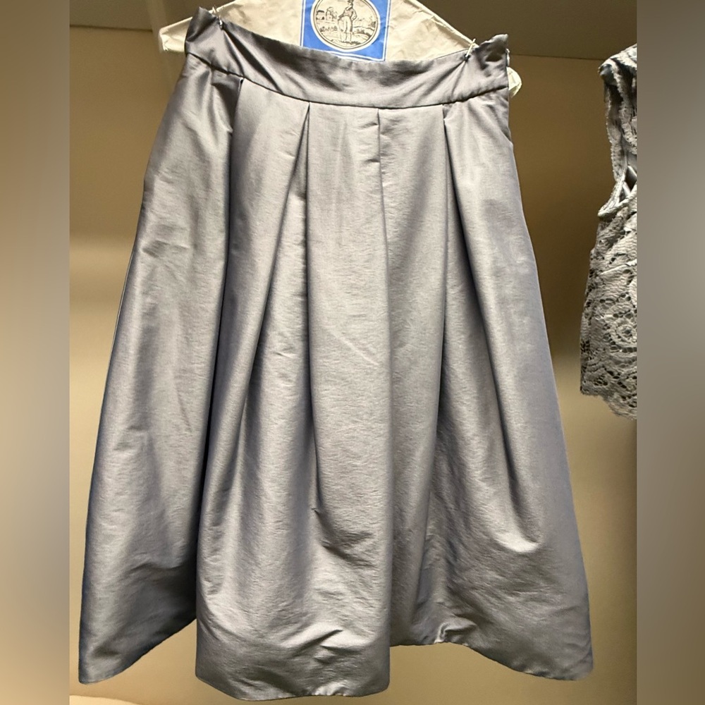 EUC White House Blk Market Platinum skirt Size 4